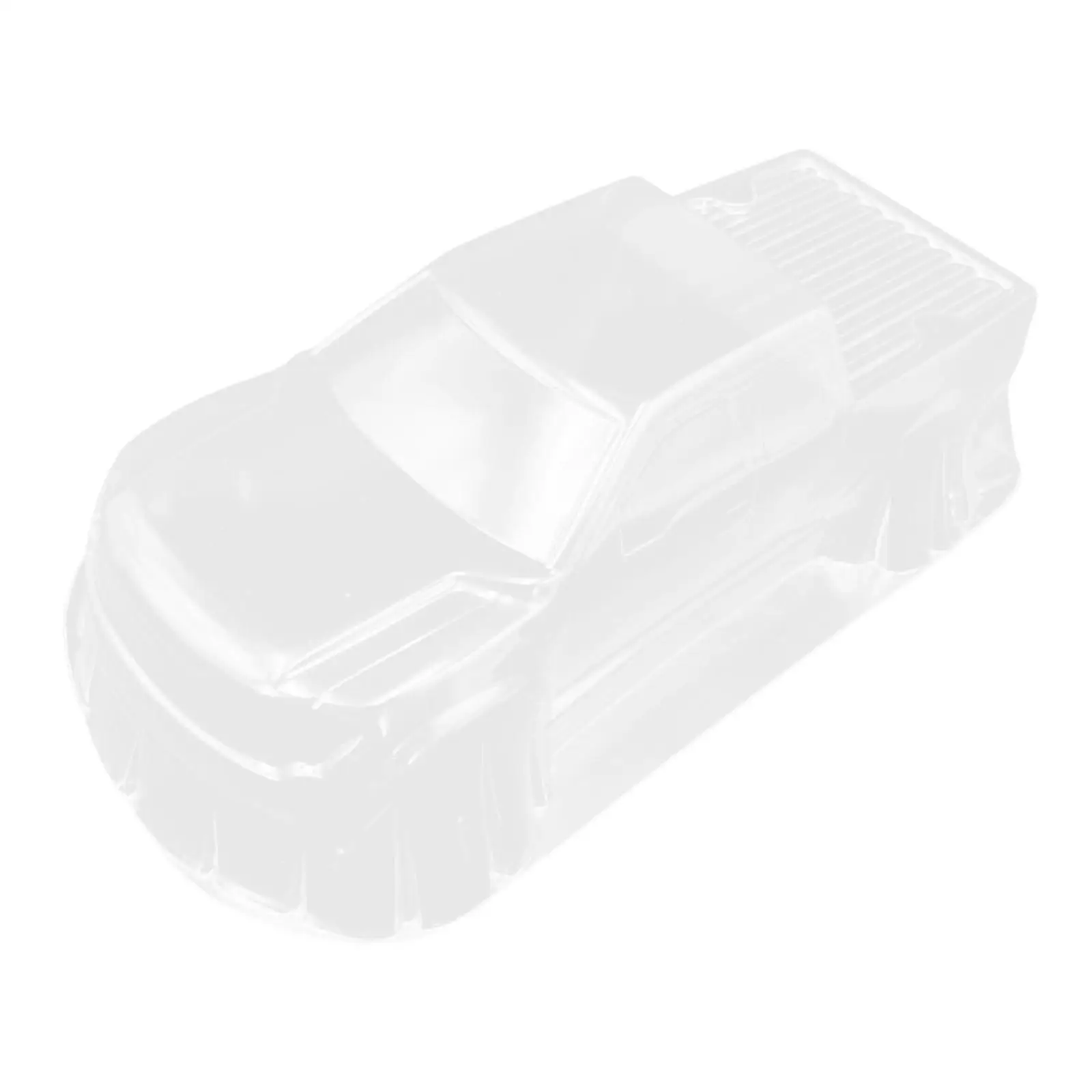 1/16 RC Car Body Shell Unpainted Body Shell Housing Thicken Material RC Model Toy Accessories Transparent 165-170mm Wheelbase