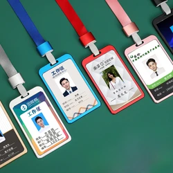 Portatarjetas infantil con cordón – Funda transparente para colegio