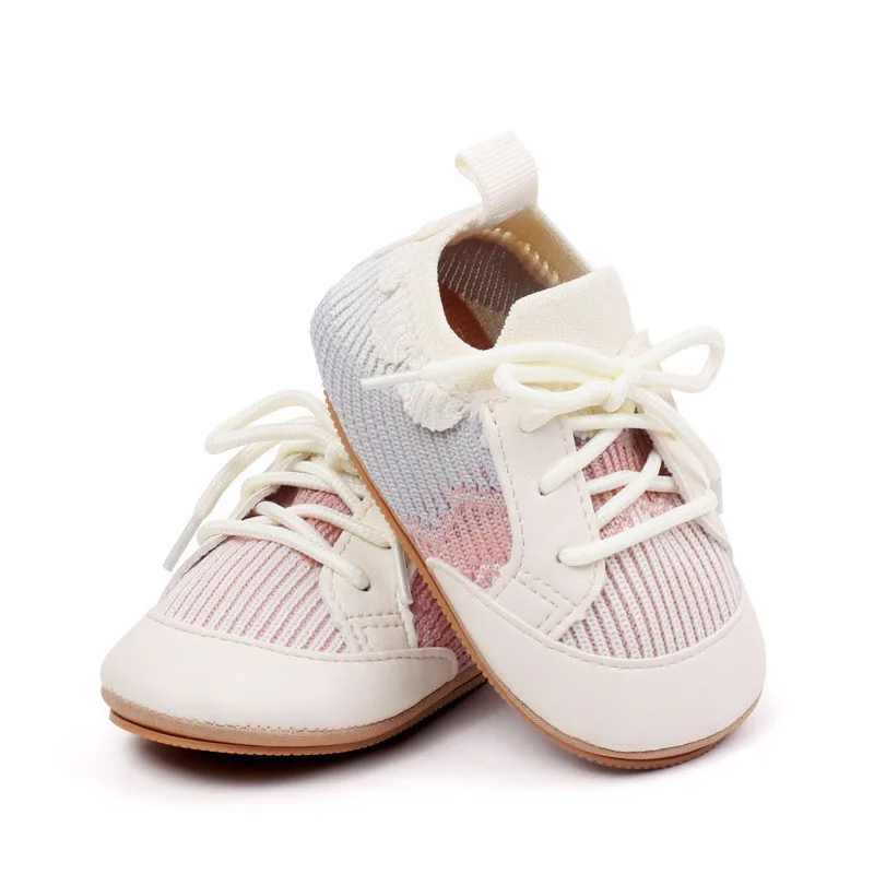 Zapatos de bebé a la moda, zapatillas de deporte para niñas, novedad de 2024, primeros caminantes para recién nacidos, zapatos informales de suela blanda antideslizantes para niños de 0 a 18 meses - imagen 4