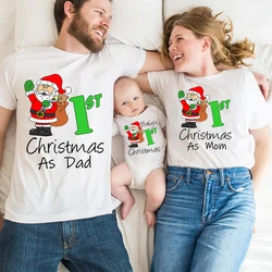 Pelele bebé y camiseta mamá - Estampado Papá Noel