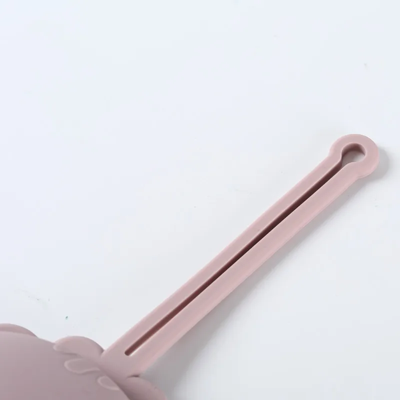 Portachupetes de silicona con cordón antigolpes para bebé - imagen 4
