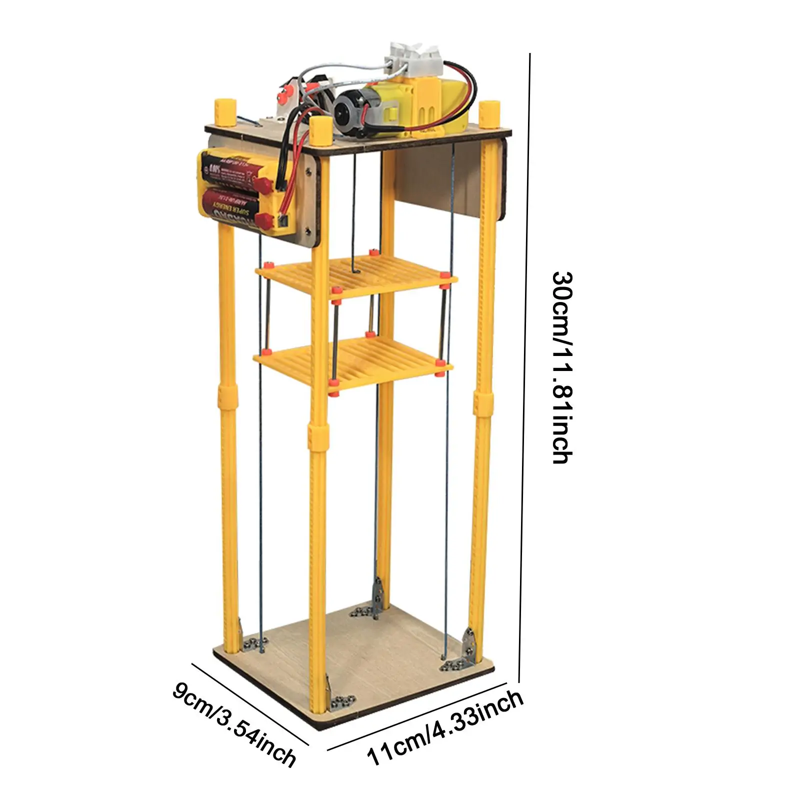 DIY Elevator Toy Science Experiment Beginners Teens Preschool Learning Development Toy Birthday Gifts Electric Lift DIY