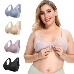 Sujetador de lactancia frontal sin aros talla grande – Bralette interior cómodo