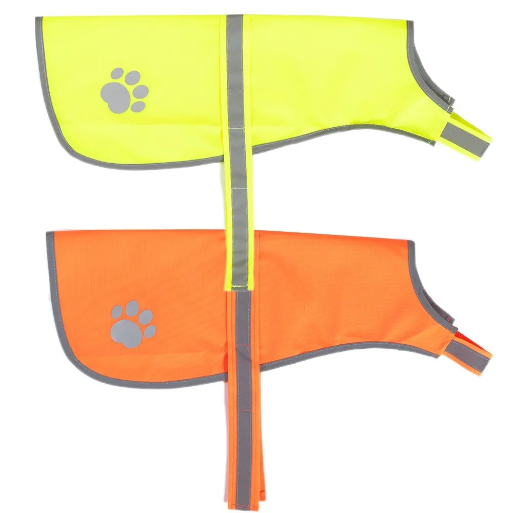 Chaleco de Seguridad Reflectante para Perros, Transpirable, Color Naranja Brillante, Chaqueta de Visibilidad para Cachorros, Ropa Fluorescente Protectora Ajustable para Mascotas - imagen 5