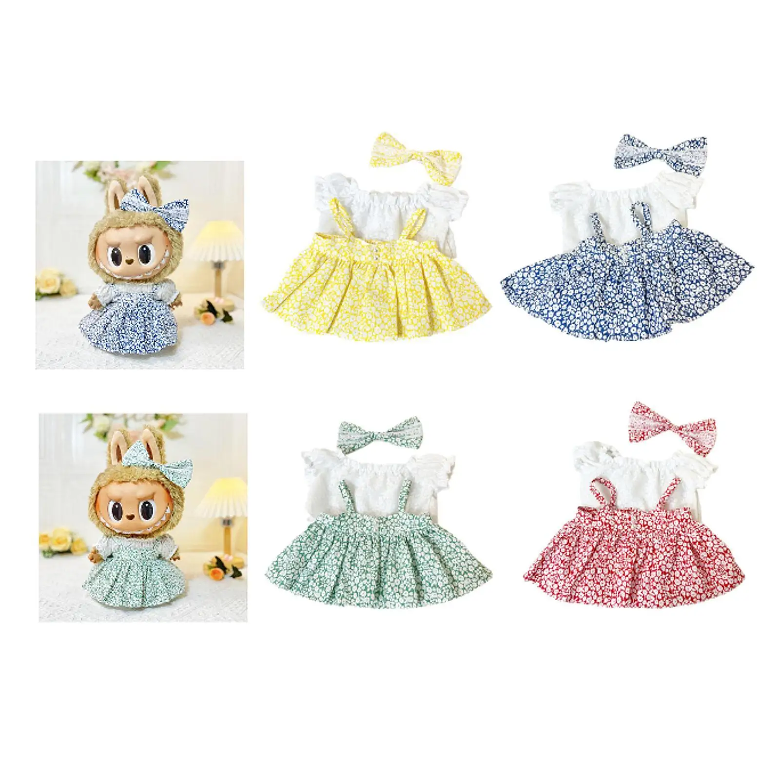 Fashion Dolls Dress Suit Doll Clothes Clothes Accessories Handmade Clothing Costume Accessory for 38cm Dolls Children's Gifts
