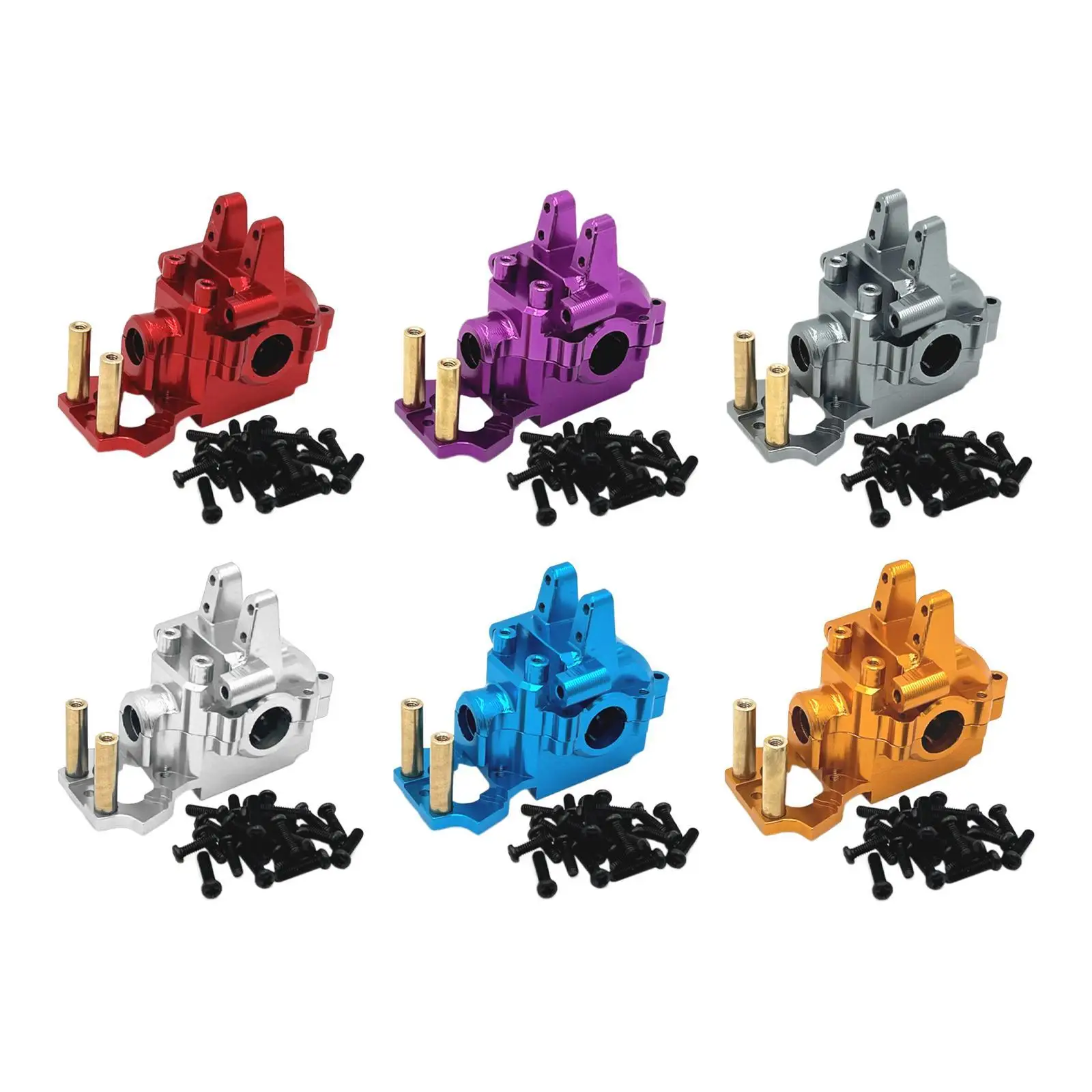 1/14 RC Car Front Gearbox Cover Modification Easy to Install Upgrade Aluminum Alloy for 14210 14303 14302 RC Hobby Car DIY Accs