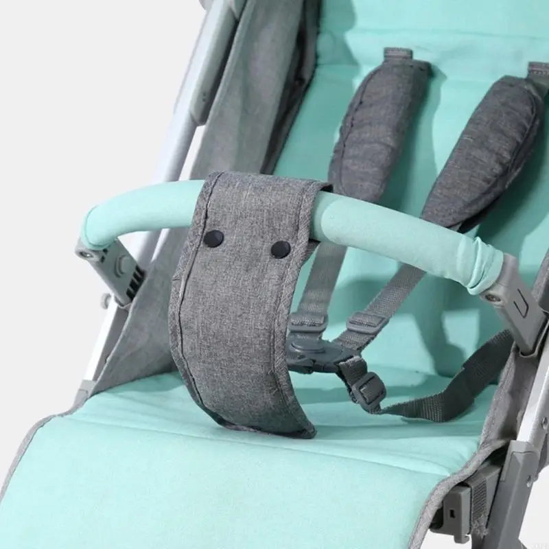 Cochecito de bebé antideslizante Universal, cubierta protectora para la entrepierna delantera, accesorios de cochecito, almohadilla de cubierta para cinturón de seguridad para la entrepierna delantera, 1 ud.