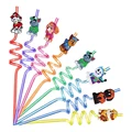 8pcs PVC straws