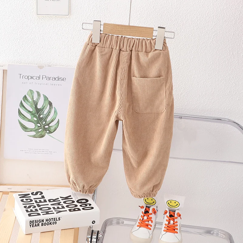 Nueva ropa de primavera y otoño para niñas, pantalones de moda para niños, disfraz informal de algodón para niños, pantalones para niños, ropa deportiva infantil - imagen 3
