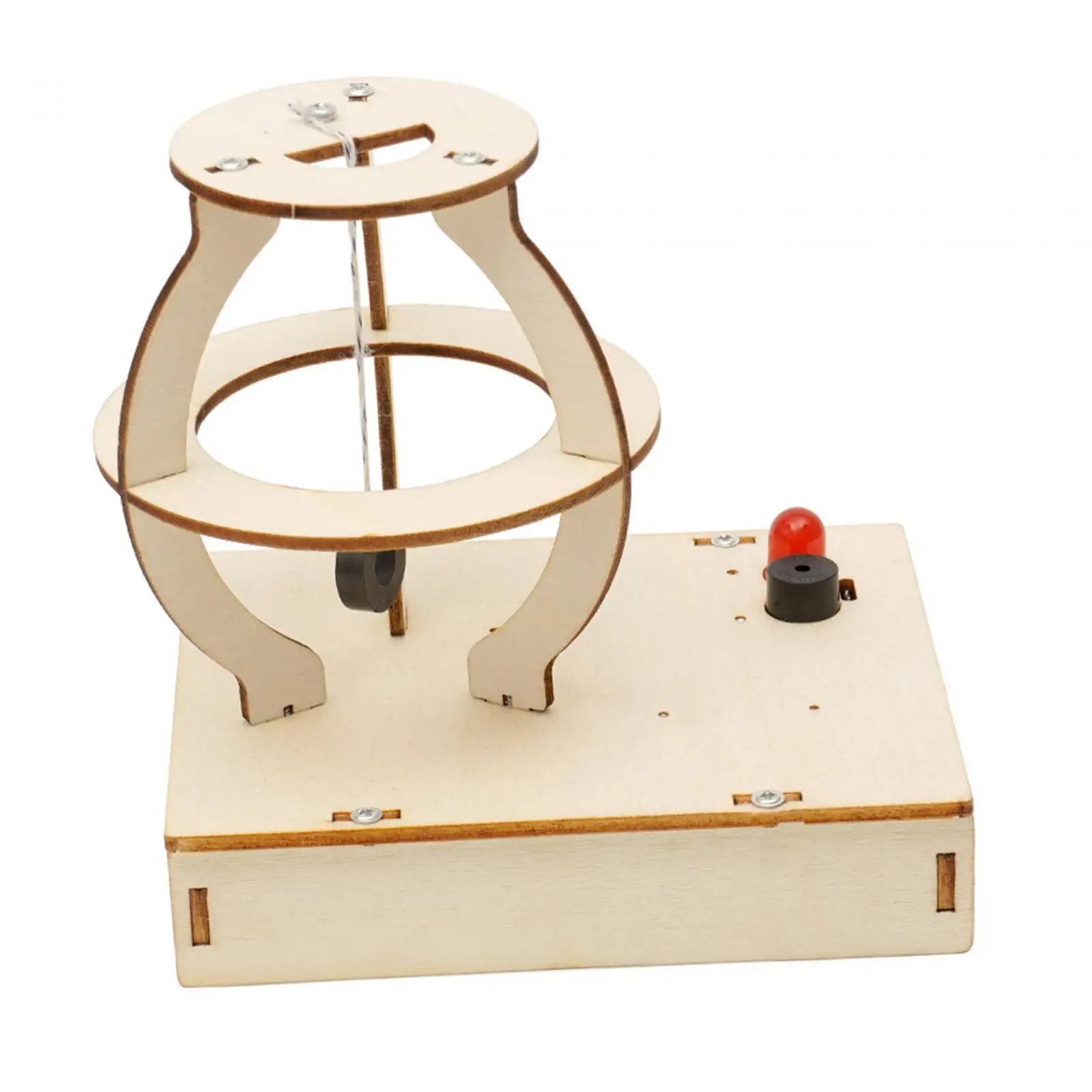 DIY Wooden Science Experiment Model Kits,Alarm Building Kits, Stem DIY Assembly 3D Puzzles Science Kits for Kids, Holiday