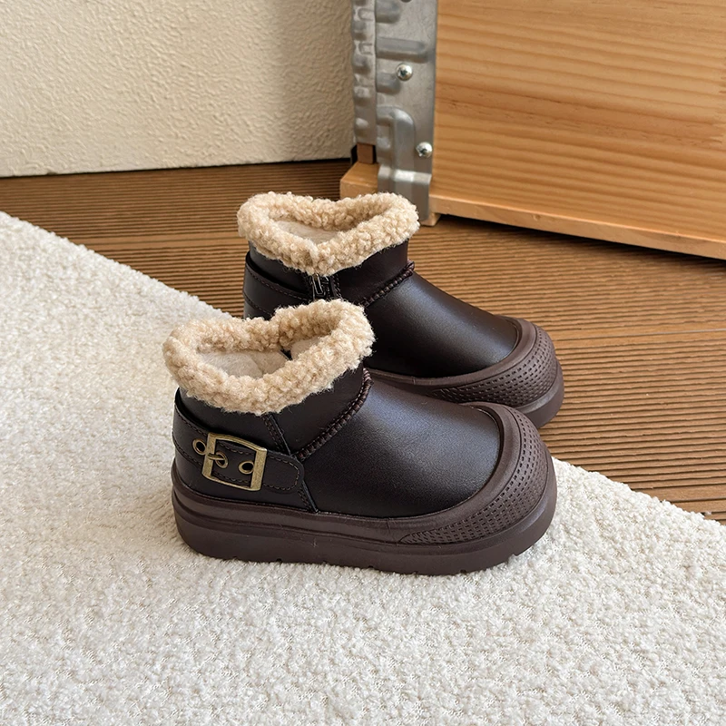 Botas de nieve impermeables para bebé y niña – Antideslizantes cálidas - imagen 3