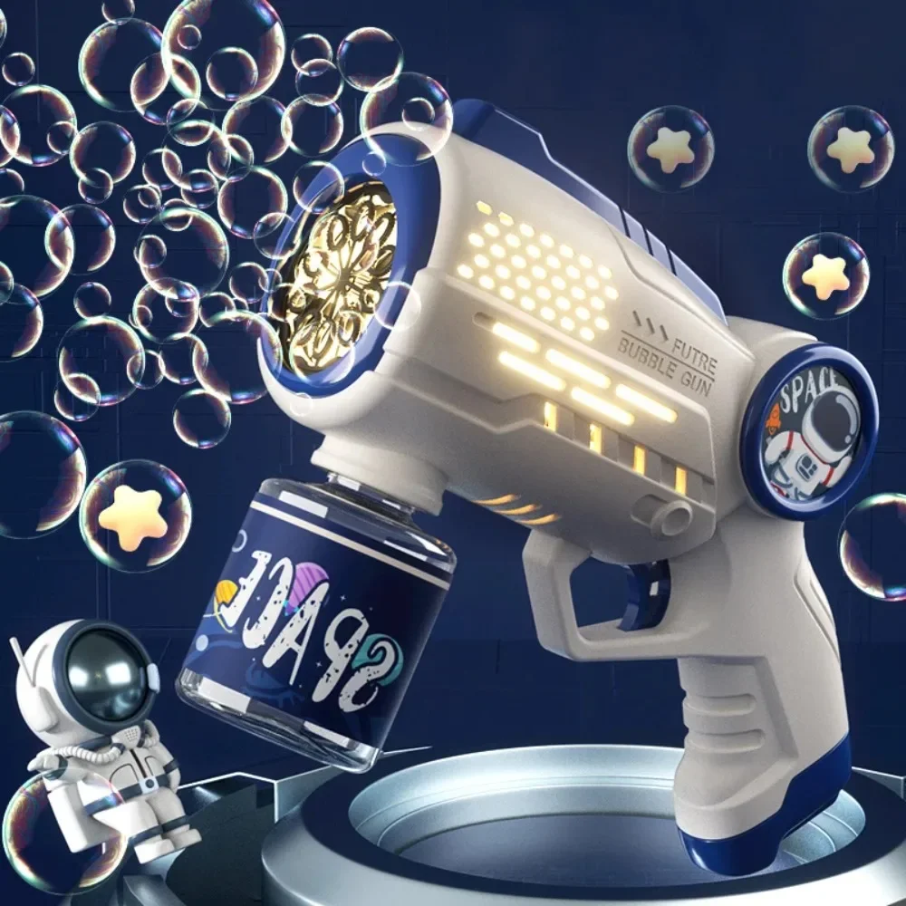 Pistola de burbujas astronauta eléctrica con luces – Juguete - imagen 3