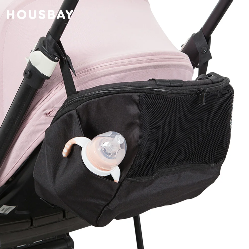 Organizador de cochecito de bebé, bolsa colgante para cochecito, mochila para pañales de bebé, bolsa de almacenamiento multifuncional para mamá, bolsa para cochecito de viaje al aire libre