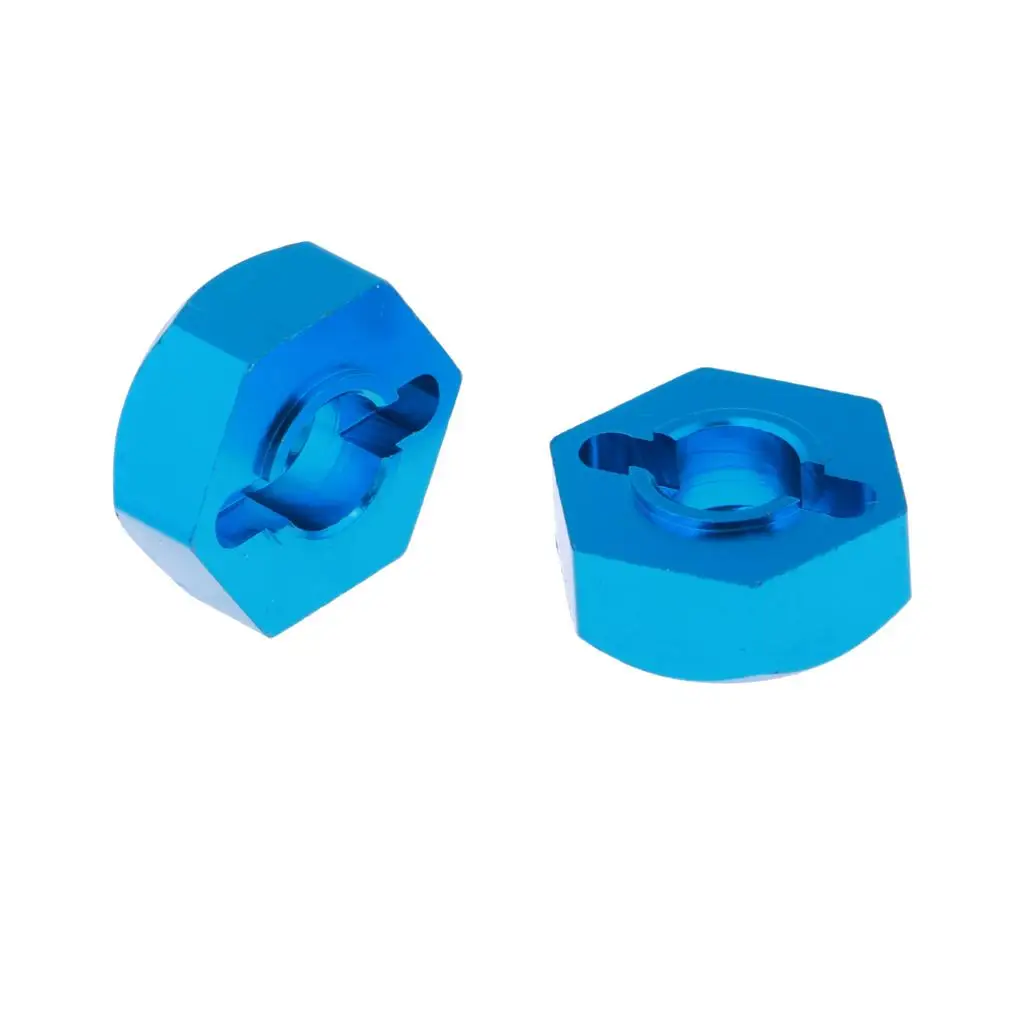Wltoys rueda hexagonal metálica para coche RC, repuesto
