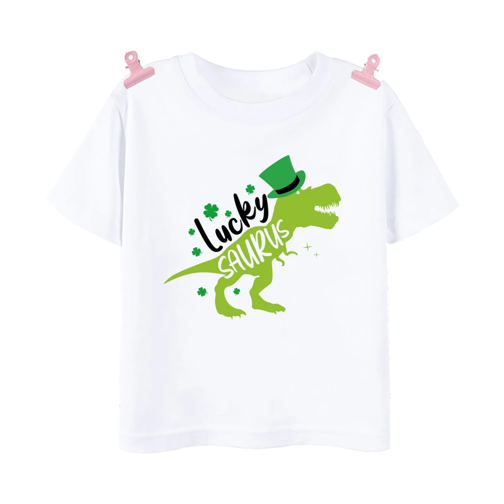 Camisas estampadas para niños del Día de San Patricio feliz, camiseta de fiesta de San Patricio para niños y niñas, camisetas de manga corta para niños - imagen 3