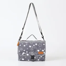 Bolsa para cambiar pañales multifuncional, cambiador impermeable, bolsa de almacenamiento, almohadillas portátiles, organizador de cubierta para viajes y salidas