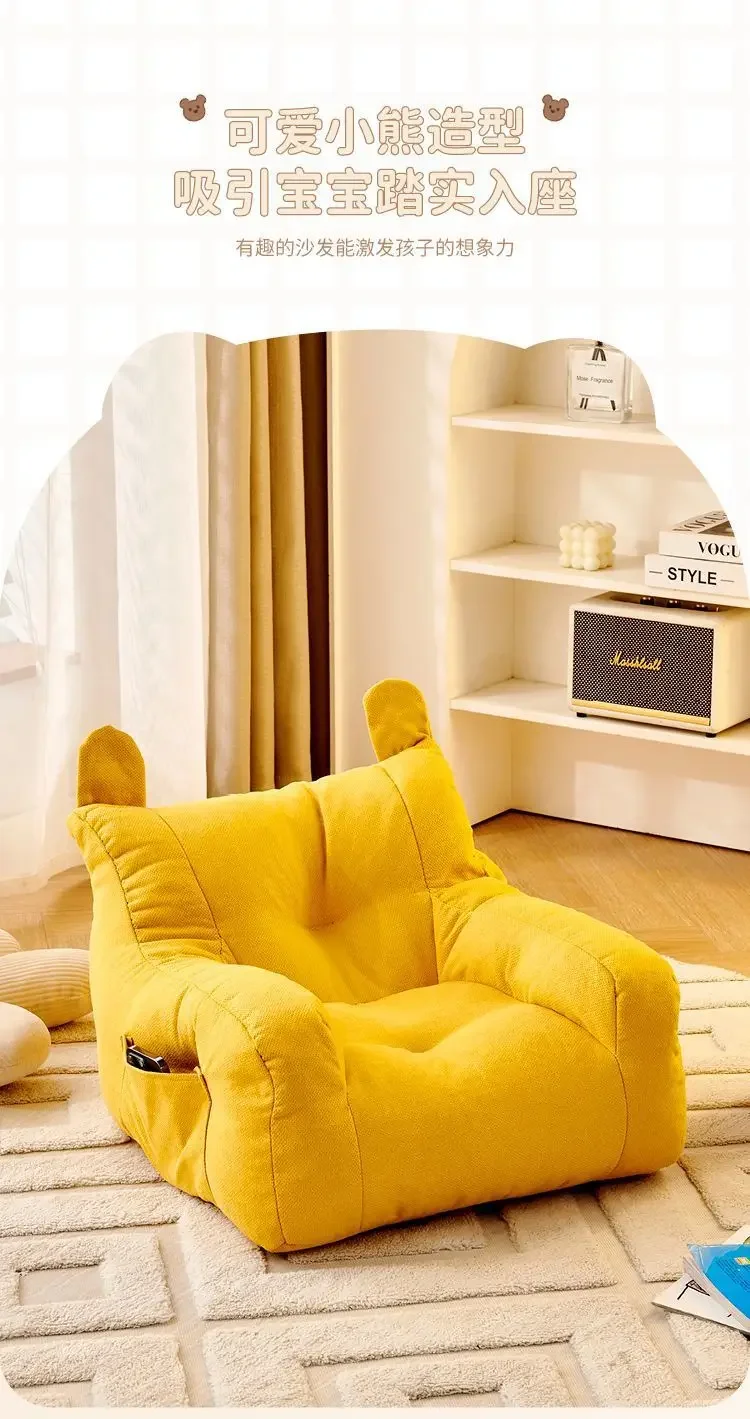 Sofá de dibujos animados para niños, silla suave, anticaída - imagen 5