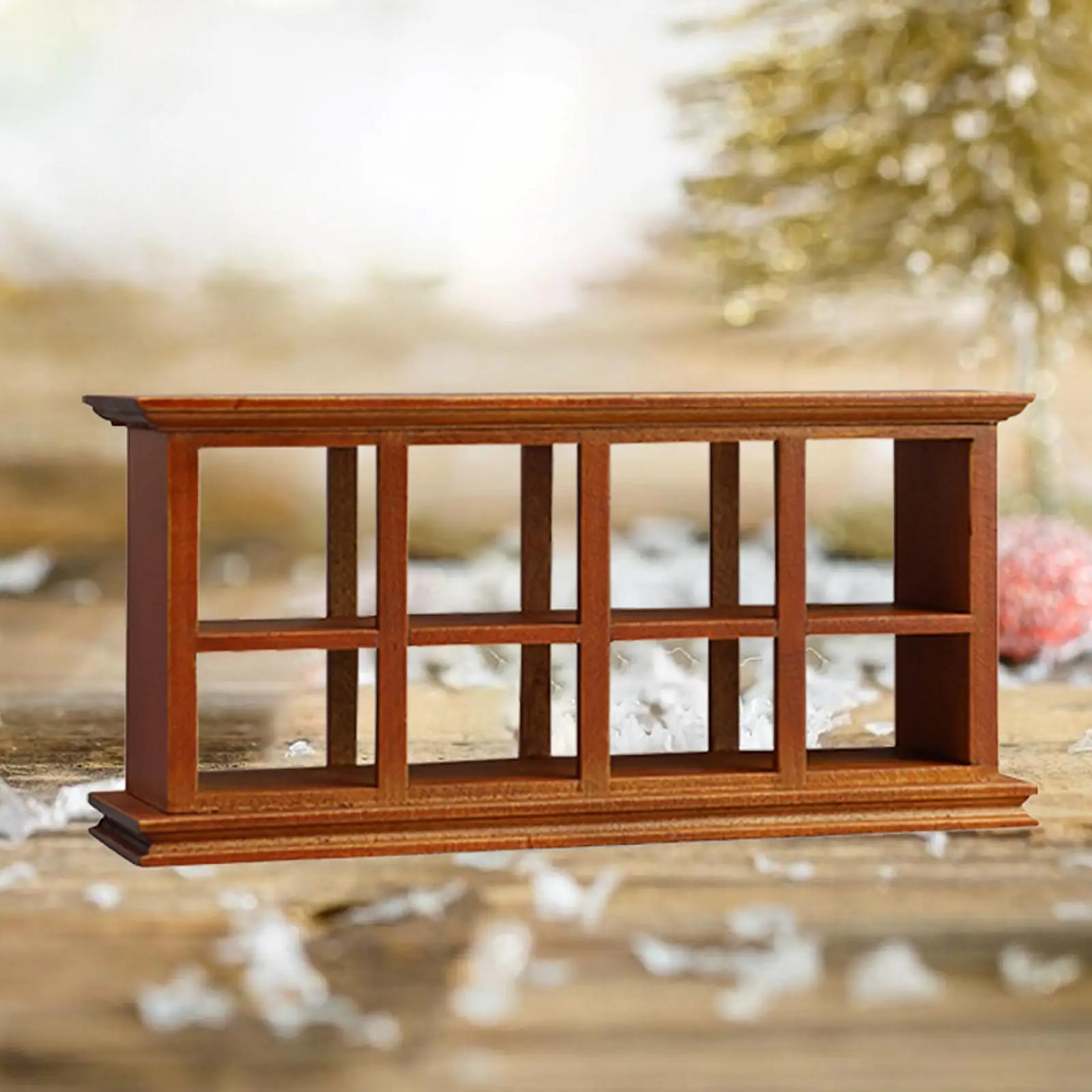 1:12 Dollhouse Cabinet Doll House Storage Decoration Wooden DIY Mini House