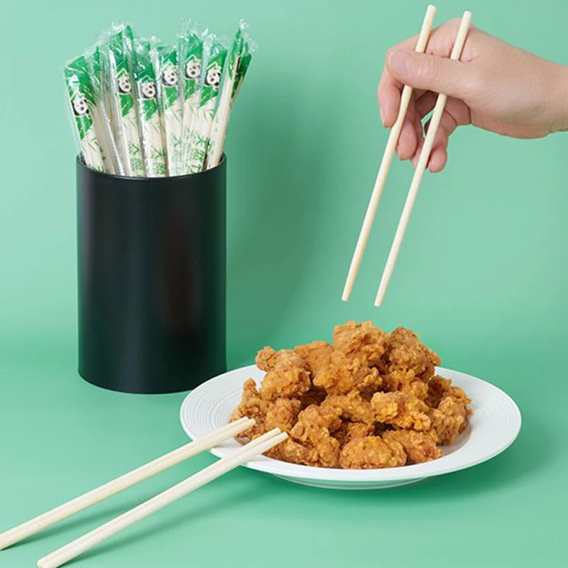 TMZ Palillos desechables de bambú naturales para uso doméstico - imagen 4