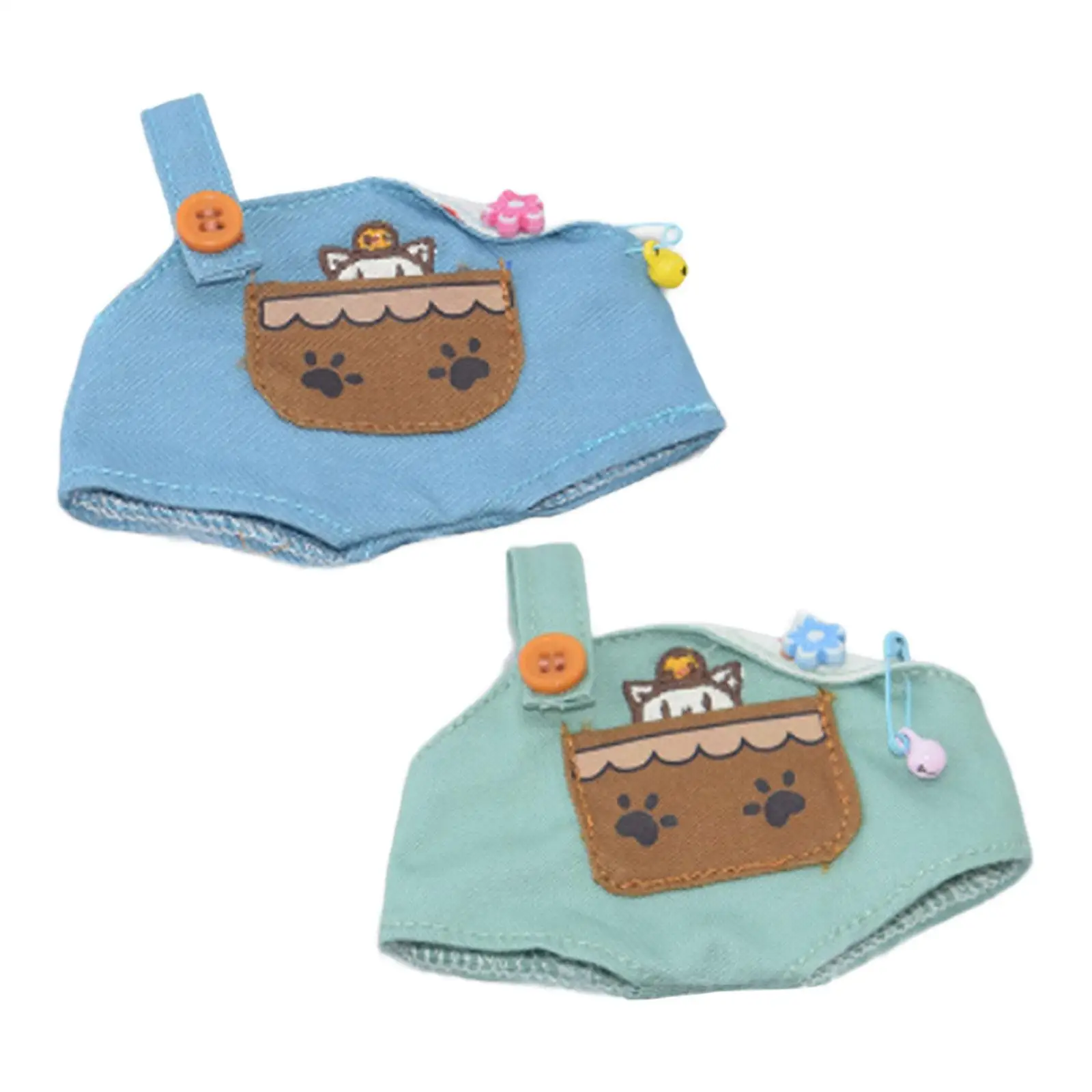 Cloth Doll Clothes Adorable Comfortable Accessories Doll Clothing Doll Accessories for 17cm Pendant Doll Dress up Accessories