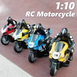 Motocicleta RC niños 1:10 drift eléctrica 2.4GHz