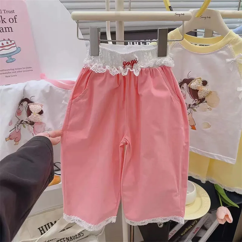 Pantalones antimosquitos para niñas – Chándal veraniego suelto - imagen 3