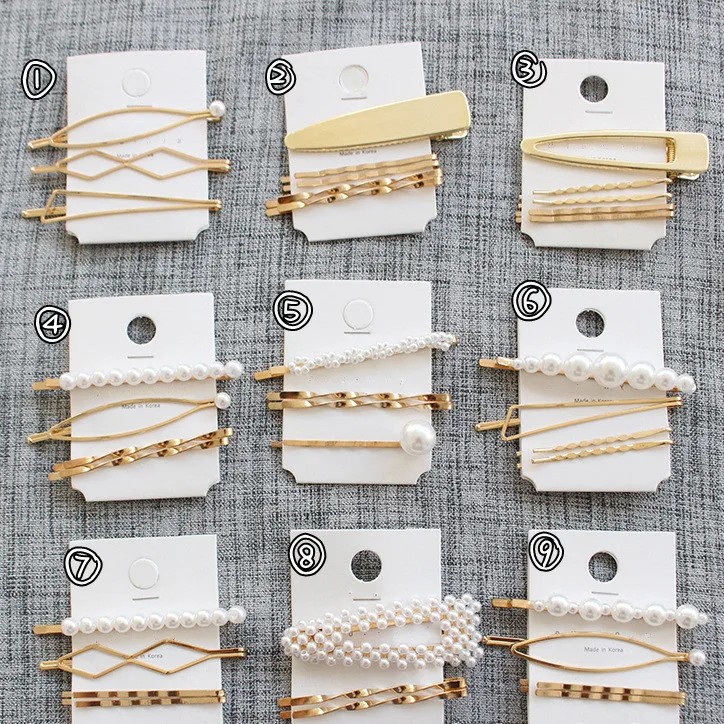 Pinzas para el pelo estilo PERLA para mujer y niña, horquillas elegantes a la moda, accesorios para el cabello, horquilla para fiesta de cumpleaños, tocado, pasadores - imagen 2
