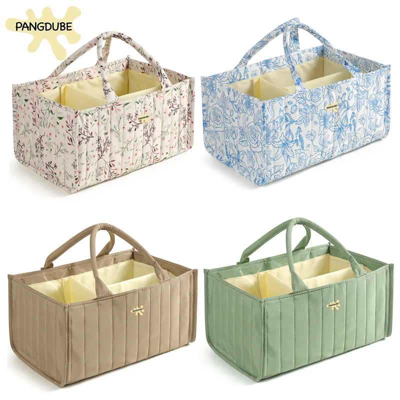 PANGDUBE, apiladores y caddies de pañales a la moda, bolsa organizadora de pañales para bebés impermeable, bolsa de almacenamiento plegable para cosas de bebé