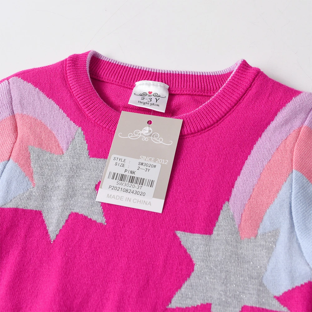 Dxton Jersey para niño con rayas y estrellas rojas – Otoño Invierno - imagen 2