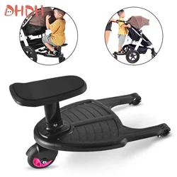 Remolque para segundo hijo en cochecito con adaptador de pedal