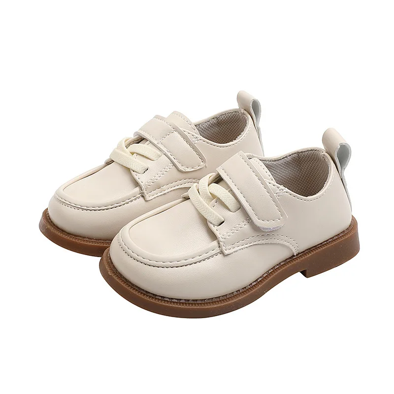 Mocasines de invierno para niños, zapatos individuales de estilo nuevo británico, a la moda, para hombres y mujeres, zapatos de cuero informales versátiles, primavera y otoño, 2025 - imagen 5