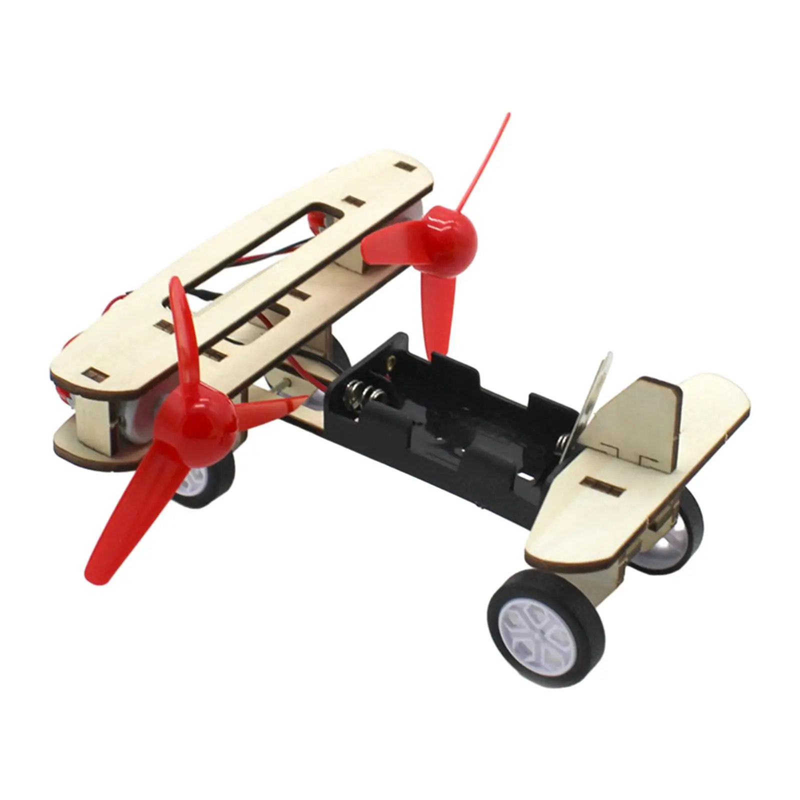 Wind Power Aircraft Electricity Model Fun Physical Scientific Experiment Set for Girls Boys Kids Children Ages 4-11 Years Old