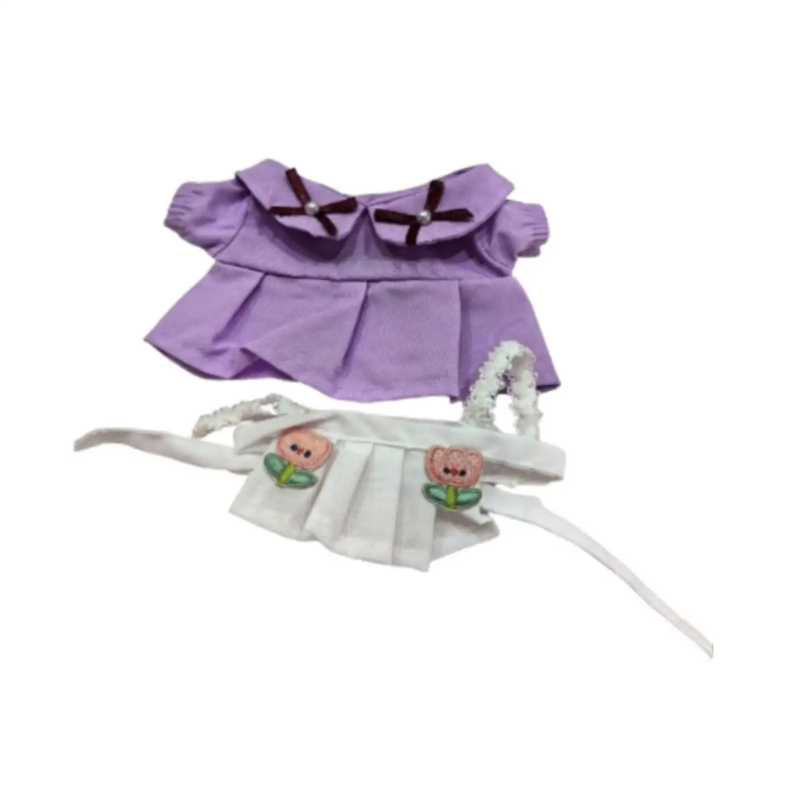 Stuffed Doll Maid Outfit DIY Photo Props Make Your Own Dolls for 5.91inch