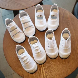 Zapatillas de lona casuales antideslizantes para niño y niña