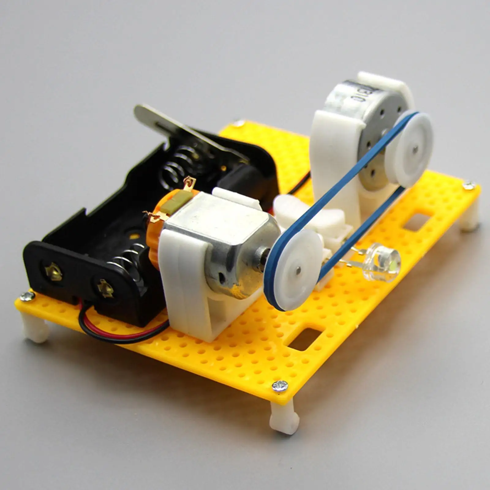 DIY Motor Generator Kits with LED Bulb DIY Educational Education Model Toy