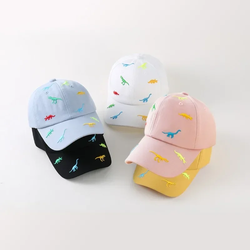 Gorra infantil de verano con bordado de dinosaurio - imagen 5