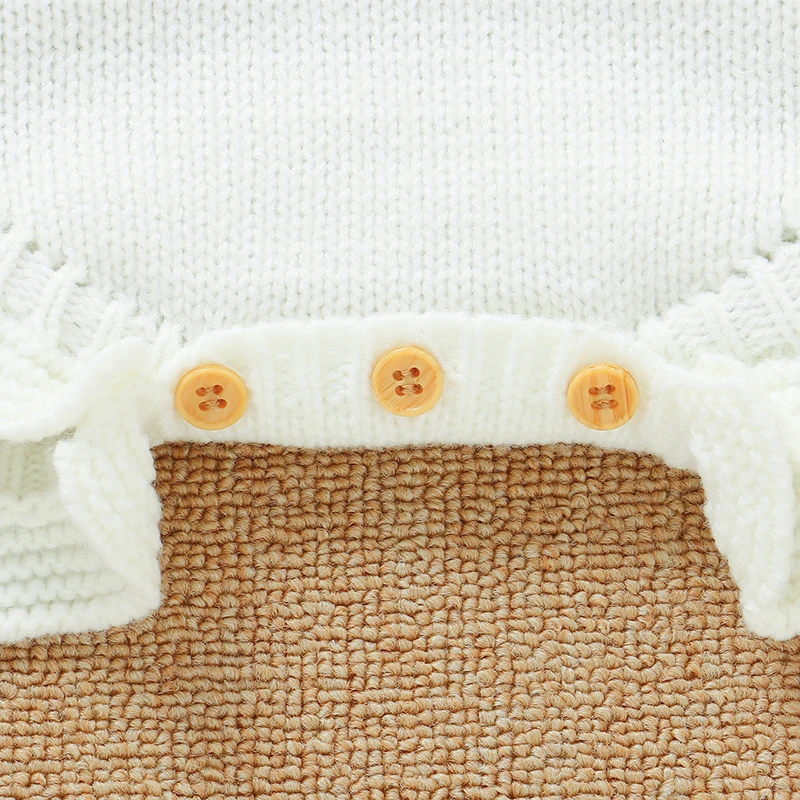 Lindo bebé niñas Correa Bodyusits ropa 0-18m Rosa Bowknot tejido recién nacido Infantil sin mangas Onesie una pieza trajes para niños pequeños - imagen 5