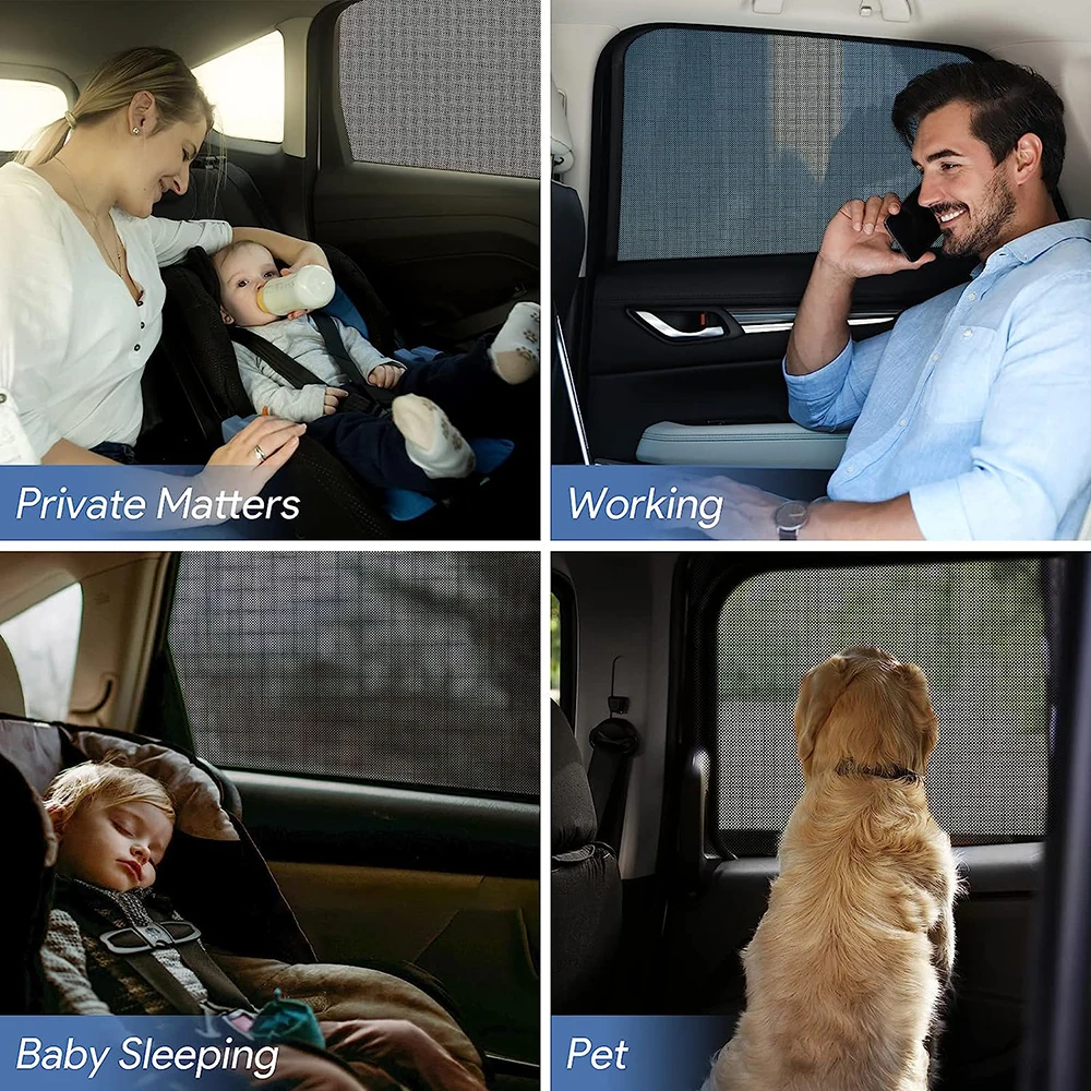 Protector solar para ventanilla de coche – Mosquitera UV - imagen 4