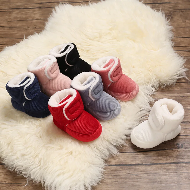 Botas de invierno para bebé cálidas con suela suave antideslizante - imagen 3