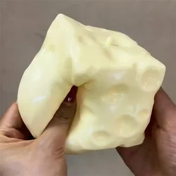 Pelota antiestrés gigante de queso – Juguete sensorial de rebote lento