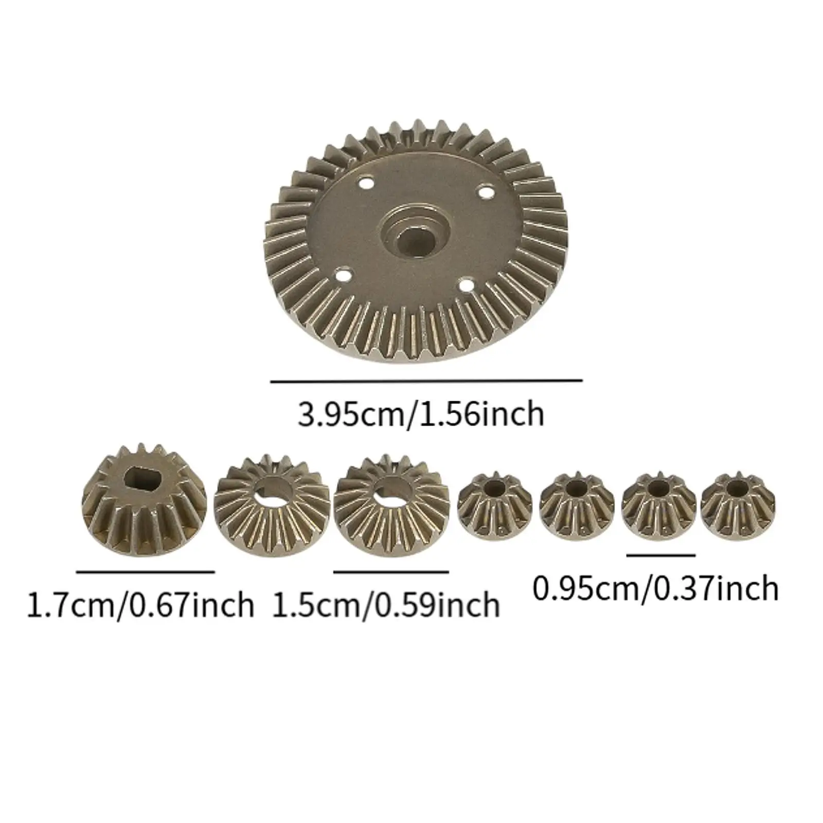 1:10 Easy to Install Lightweight Differential Gear Set for XM-01 Off Road Versions TT-02B Type- MB-01 High Speed Crawler Car