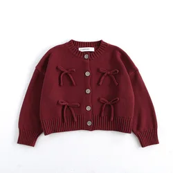 Suéter de Año Nuevo para niños – Cardigan rojo coreano