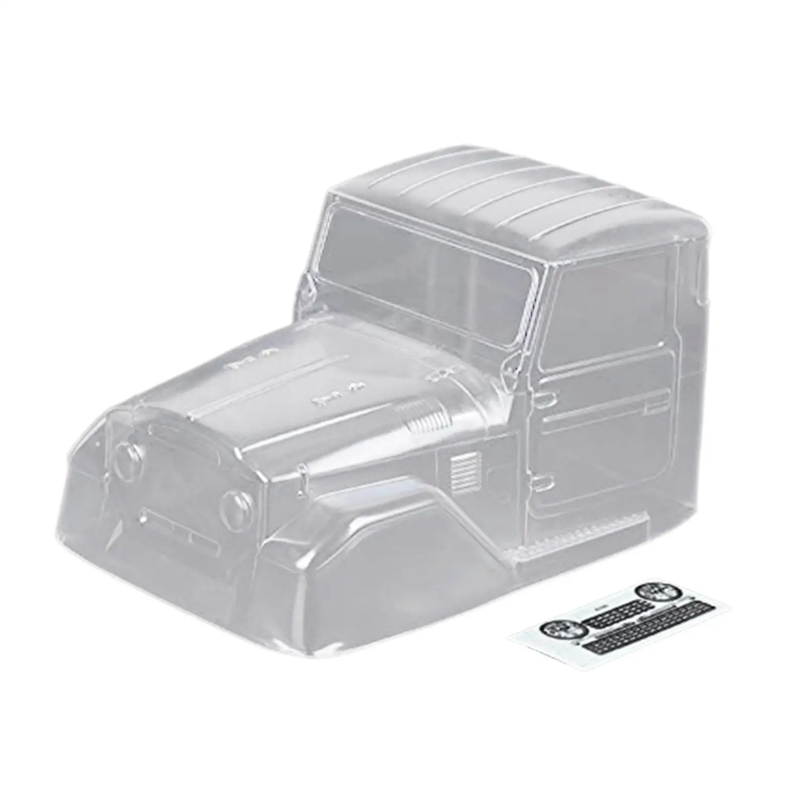 RC Truck Body Shell RC Clear Body Unpainted Realistic DIY 11.02'' RC Classic Model Car Shell Body for 1/10 DIY Modified Parts