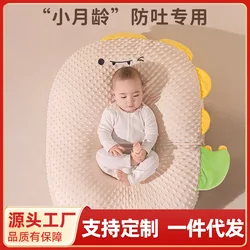 Almohadas para bebé, almohada con rampa antiescupir tumbarse, de lactancia recién nacido