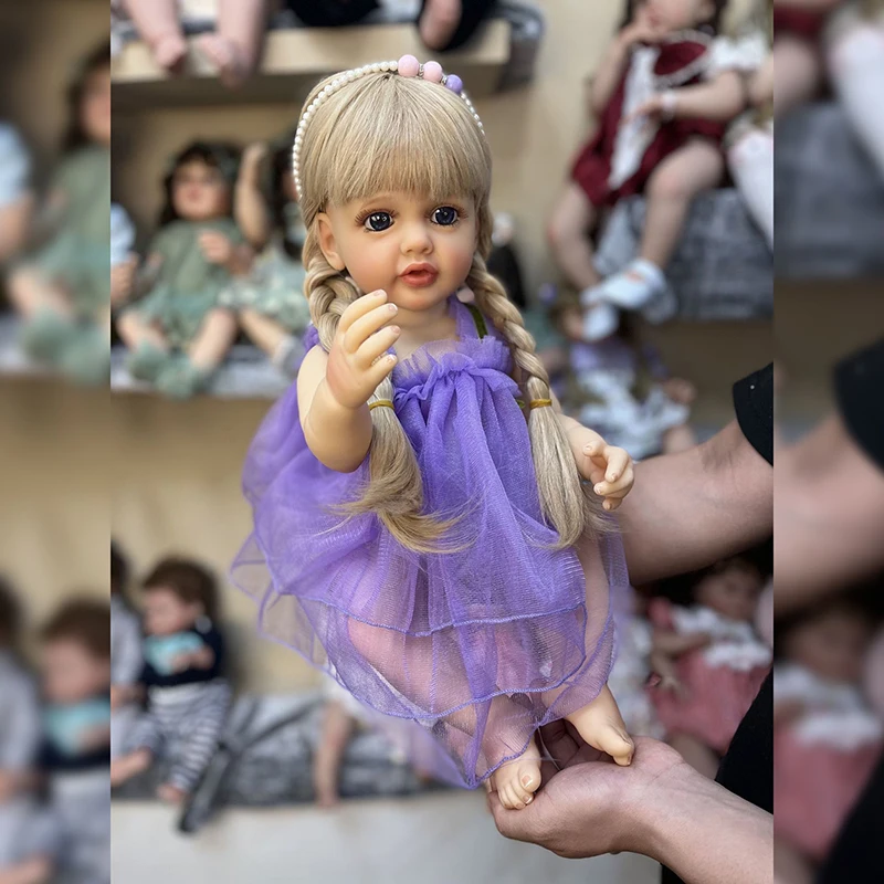 Muñeca realista de silicona suave – Princesa vinilo para regalo - imagen 4