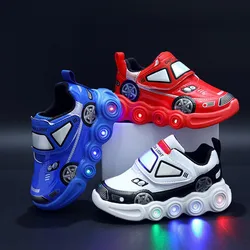 Zapatillas LED luminosas para niño - Antideslizantes y transpirables