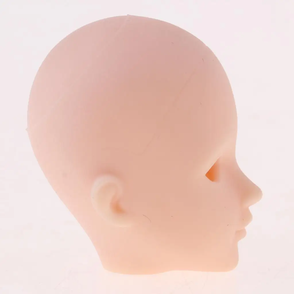 2x1/6 Lifelike Girl Doll Head without Eyes for BJD XinYi Doll Body Parts Accs