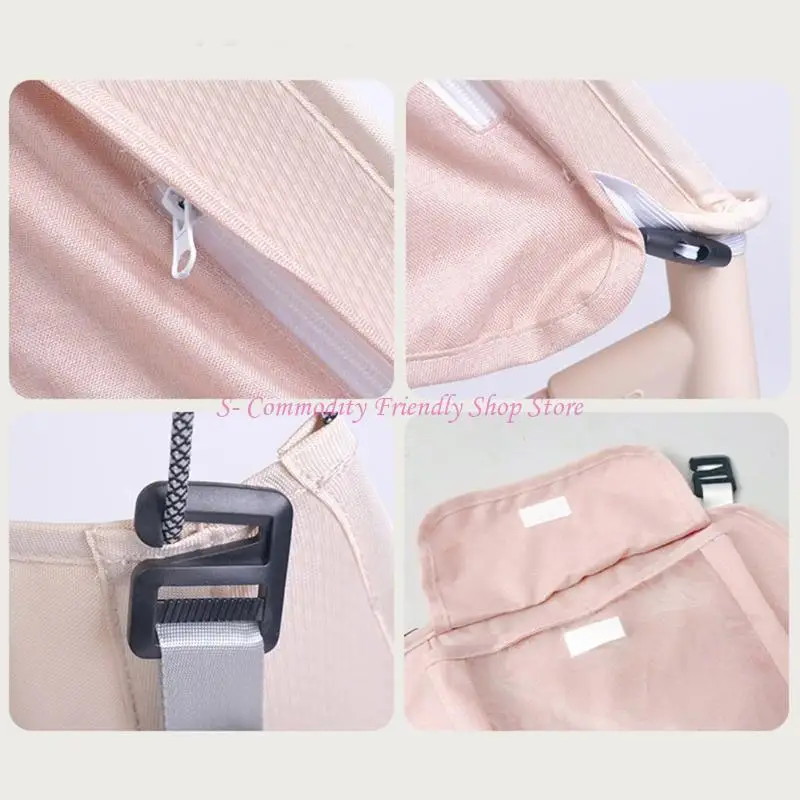 85AE Multifuncional Organizador cochecitos Bolsa impermeable para pañales para bebés Teléfonos juguete - imagen 3