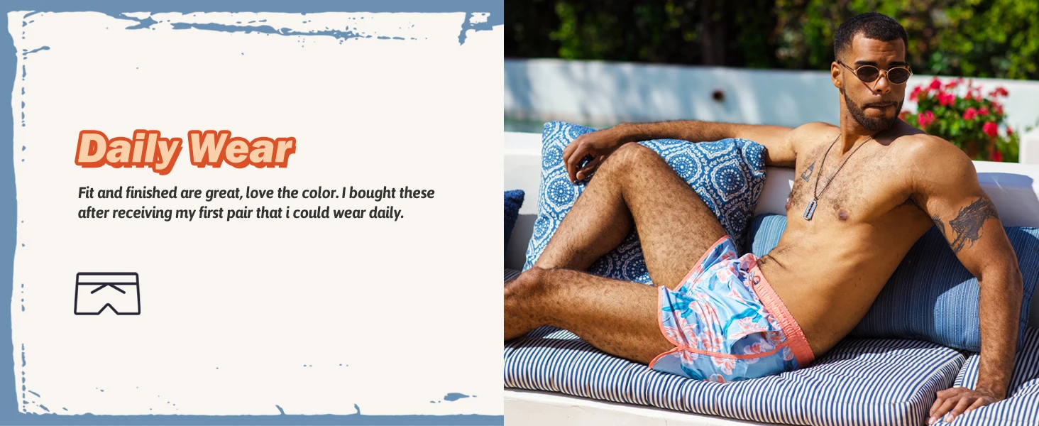 vintage swim trunks