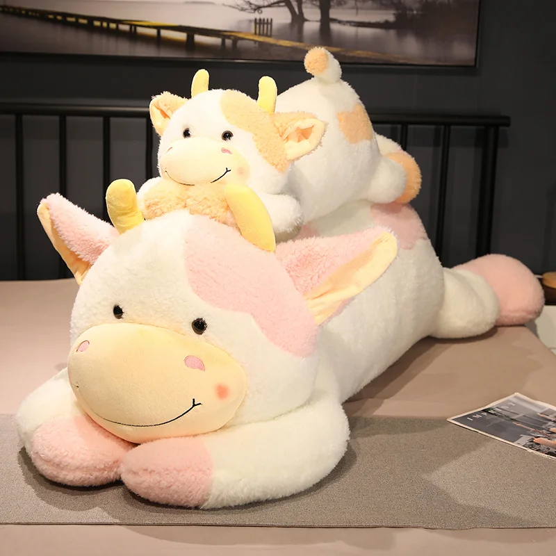 Peluche de vaca blandito – Almohada infantil suave y mullida - imagen 2